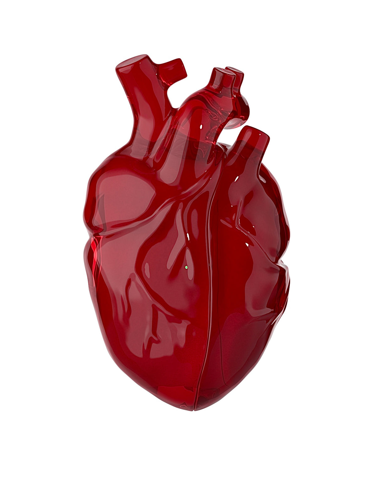 808FC Heart-Shaped Liquid Silicone Protective Case for AirPods – Drop-Proof Cover with Metal Hook, Compatible with AirPods Pro Charging Case  （Transparent Red）