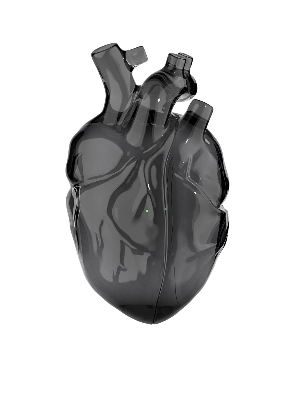 808FC Heart-Shaped Liquid Silicone Protective Case for AirPods – Drop-Proof Cover with Metal Hook, Compatible with AirPods Pro Charging Case  （Transparent Black）